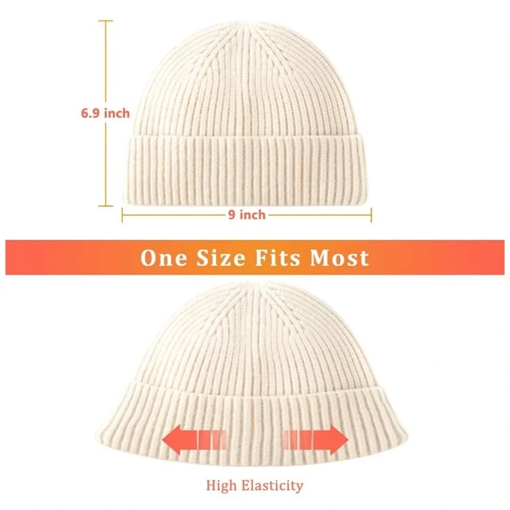 Wool Watch Fisherman Beanie Cap